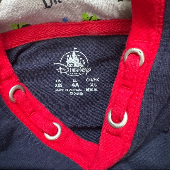 Toddler Disney sweatshirt hoodie with embroidery detail 18 months - Picture 6 of 7